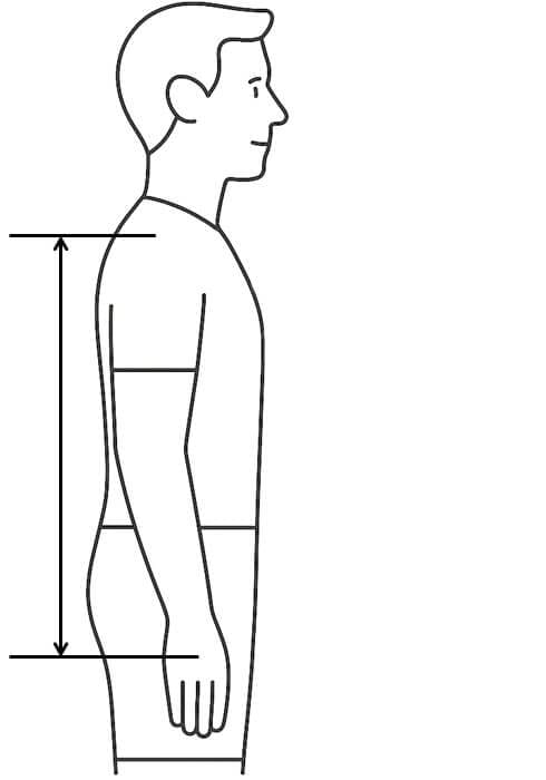 手臂長(Arm)量測示意圖