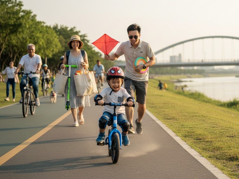 從「遛車」到滑行!給新手的 Push Bike 安全守則與超讚親子共騎路線大公開