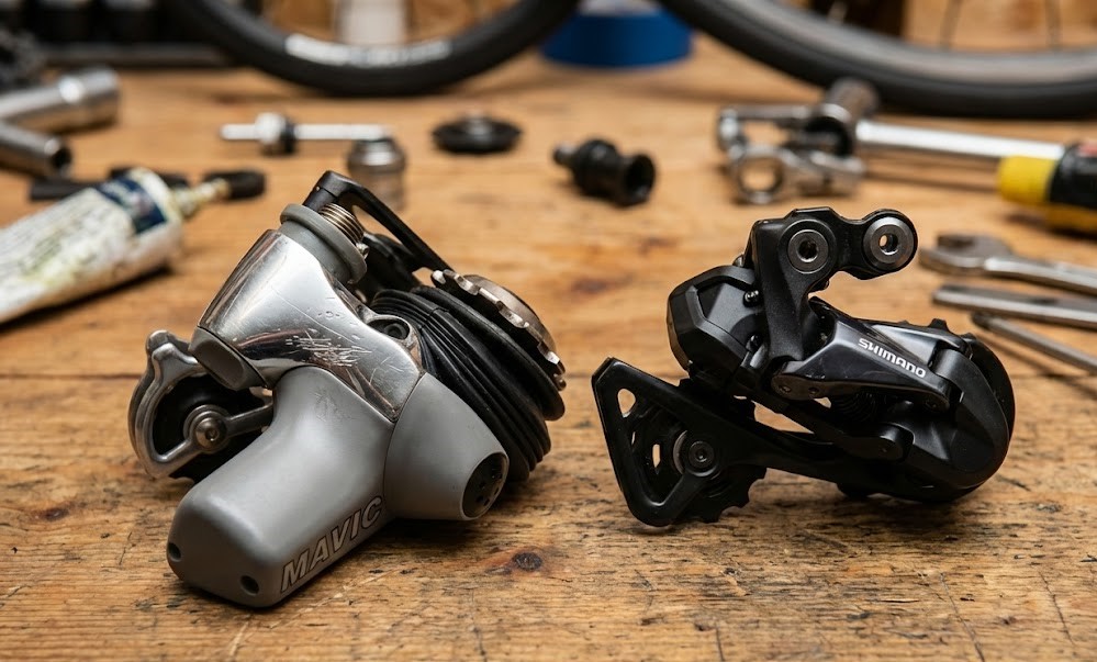 別再以為 Shimano 是電變始祖！帶你認識領先時代 20 年的法國黑科技：Mavic Zap 與它的電子夢