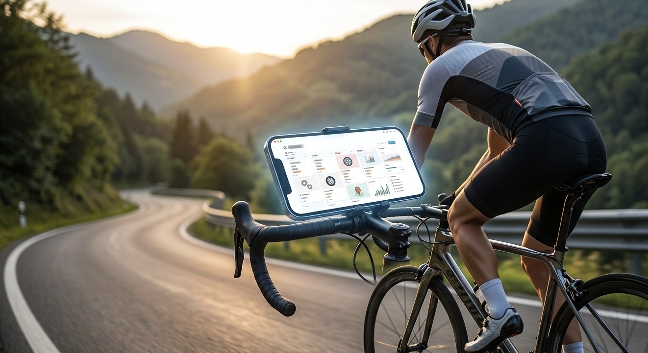 騎車不只是流汗!小P 教你用 Notion 打造最強「單車數位大腦」,告別金魚腦的單車生活